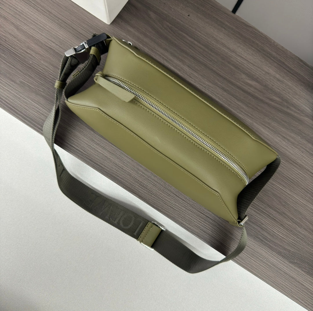 Loewe 2025 Convertible Sling Olive Green Calfskin 274660