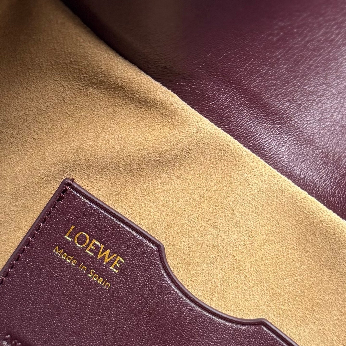 Loewe Ola Medium Bag Purple Calfskin 274677