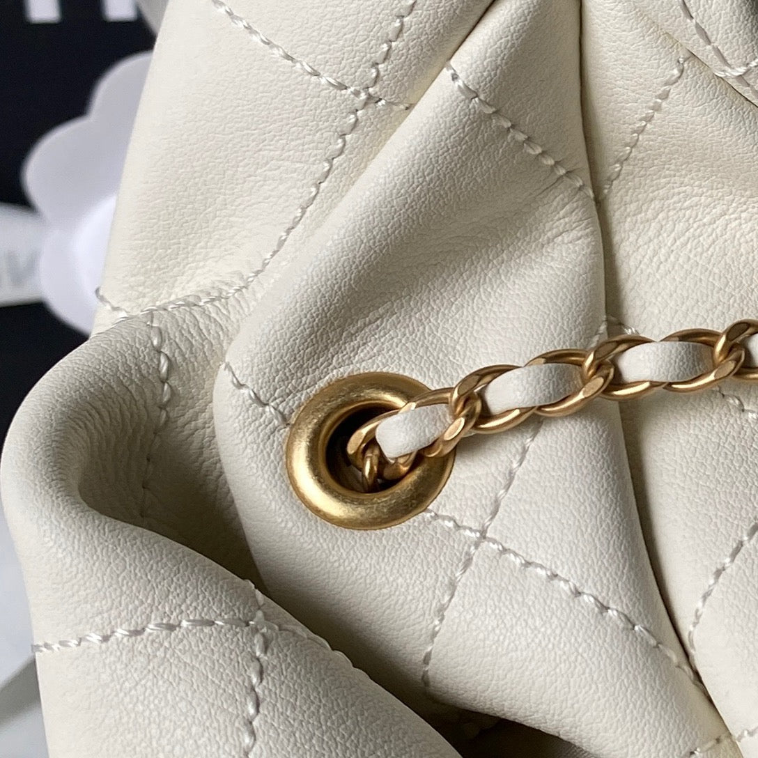 Chanel 2025 Bag 45cm White Calfskin 318232