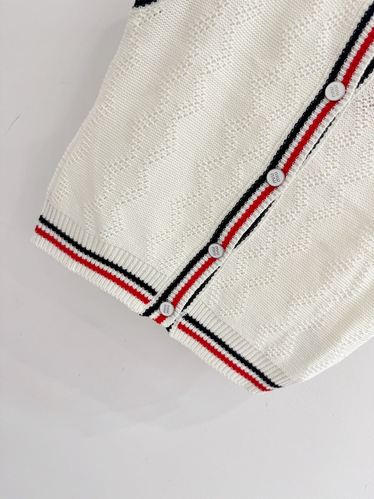 Miumiu 2026 Color-blocked Striped Knit Vest Wool Cashmere 179476