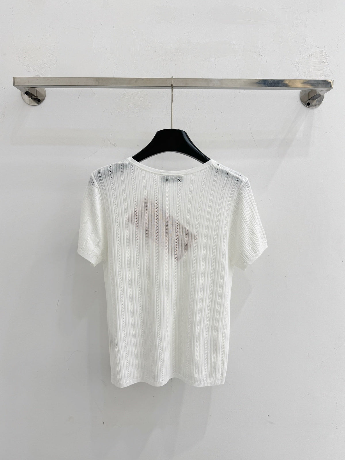 Miumiu 2026 V-Neck Knit Sweater Tencel 445563