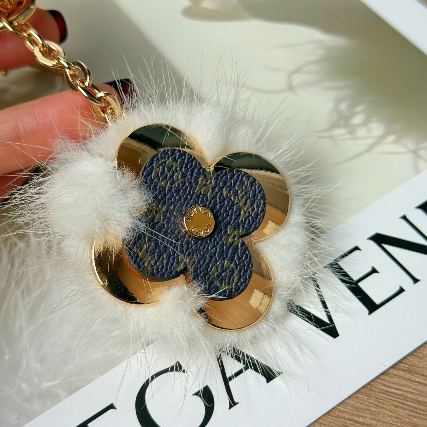 LV Monogram Blooming Flowers BB Charm