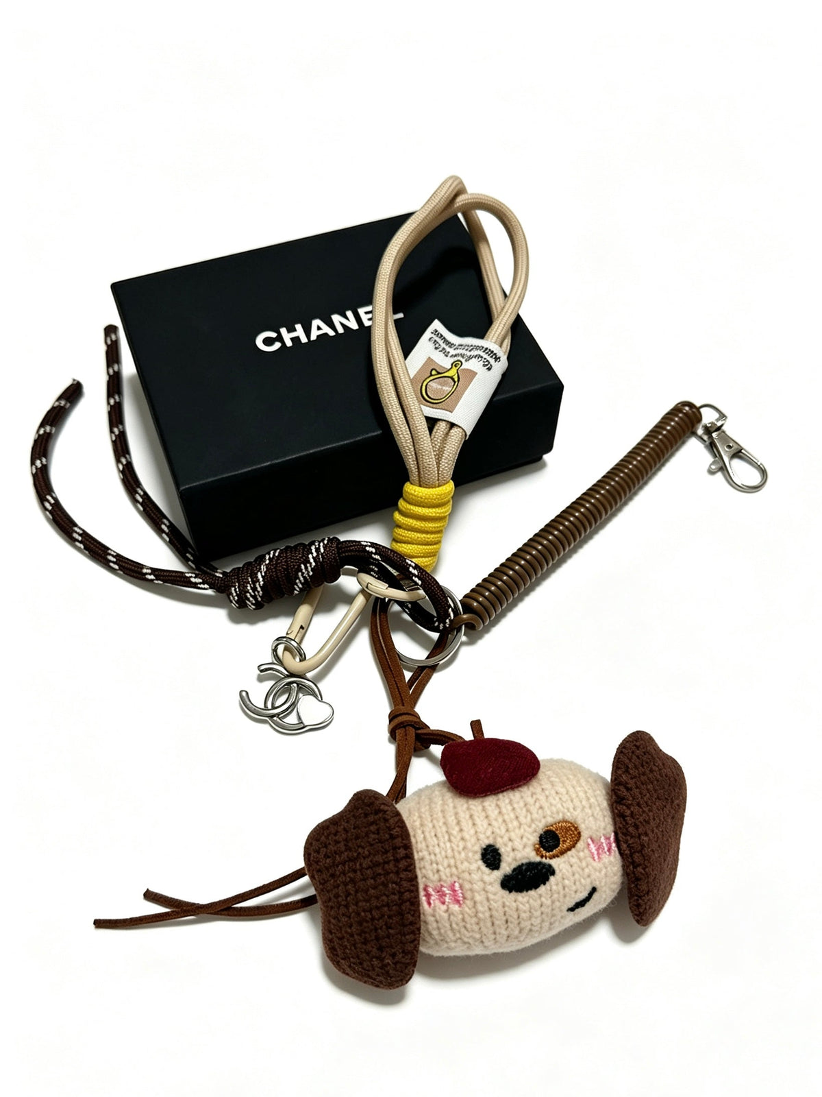 Chanel Cute Crocheted Puppy Charm