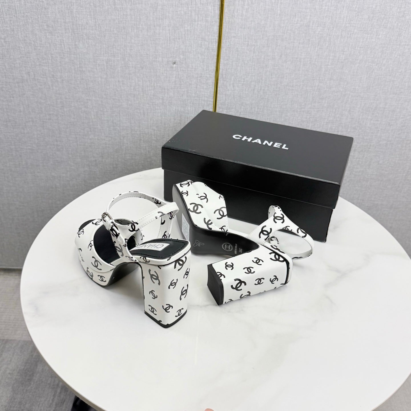 Chanel 2026 Slingback Sandals 75mm Sheepskin 801509