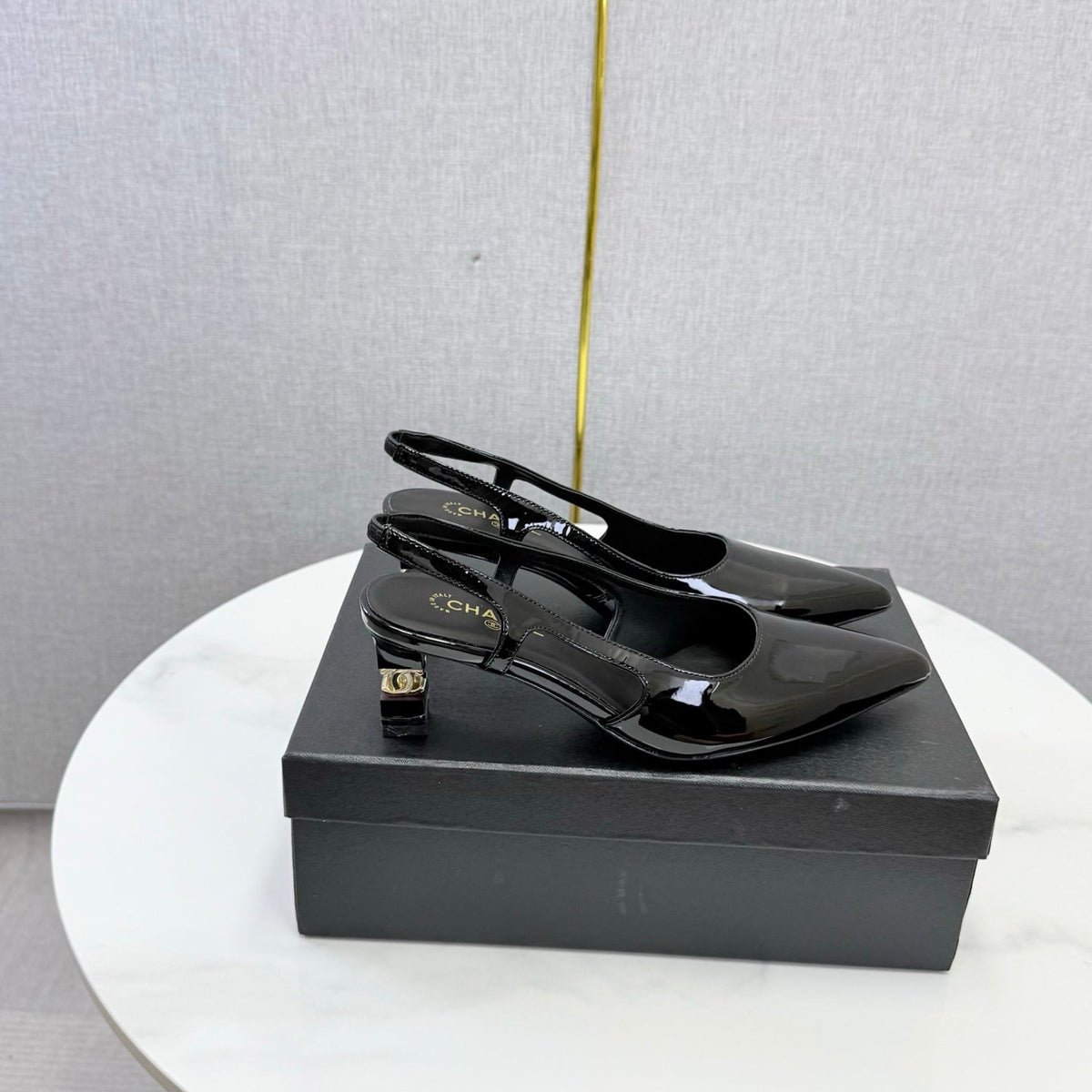 Chanel 2026 Slingback Patent Leather 904478