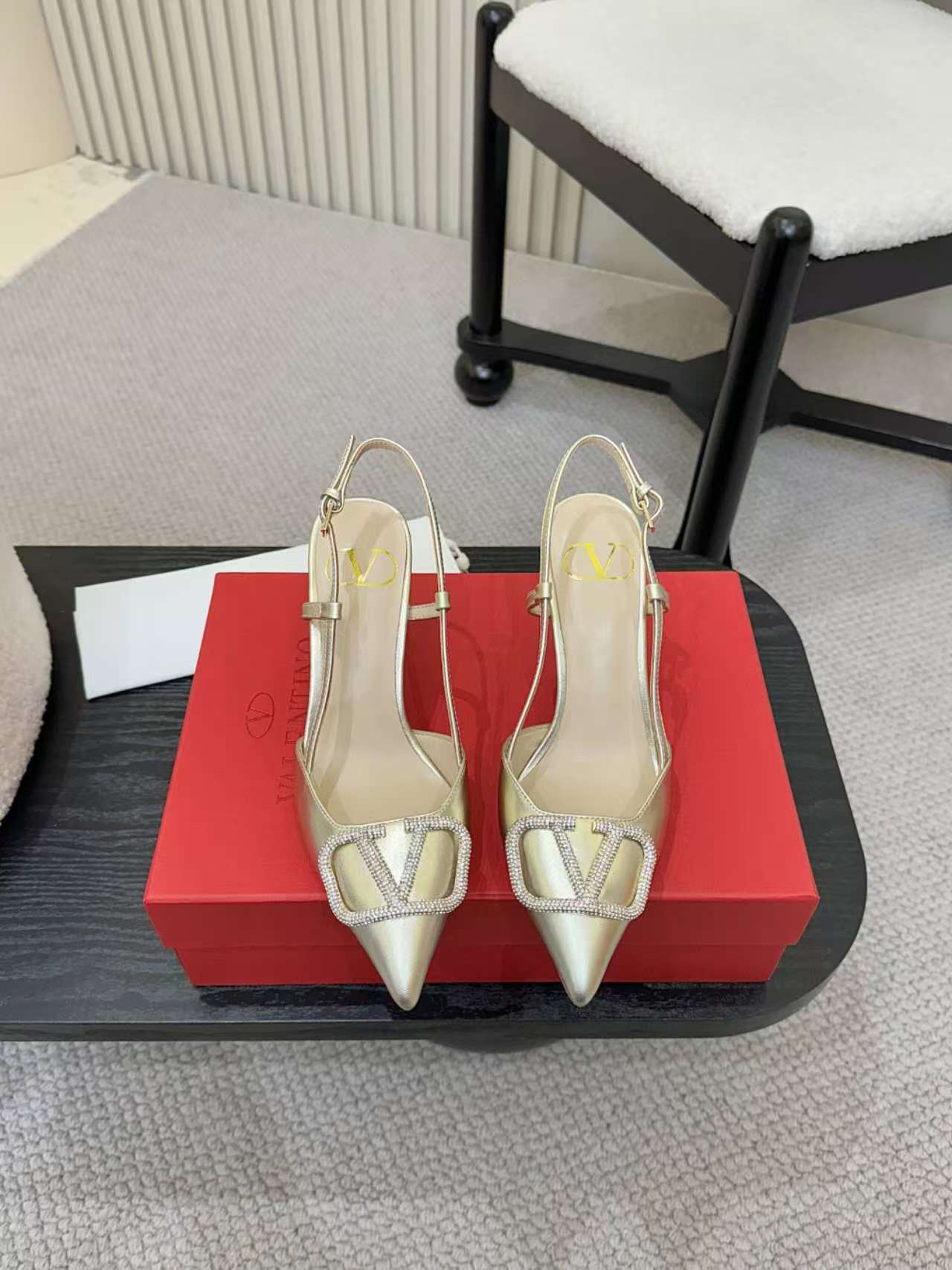 Valentino Slingback Pump High heels Sheepskin 239560
