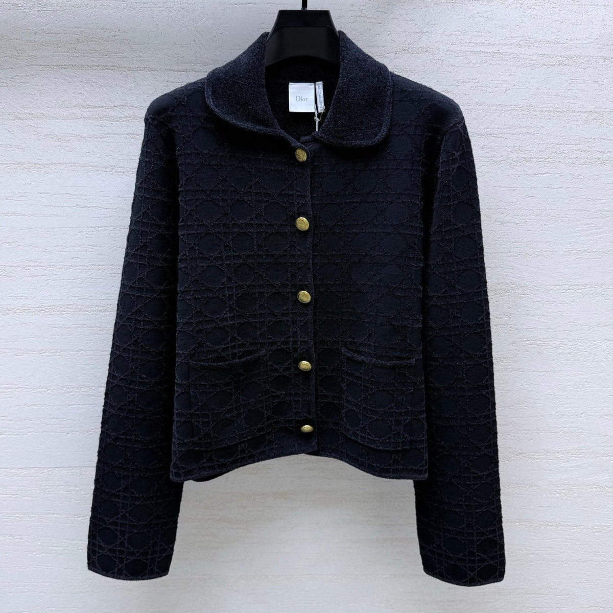 Dior 2026 Cannage Technical Jacquard Jacket Fabric 445461