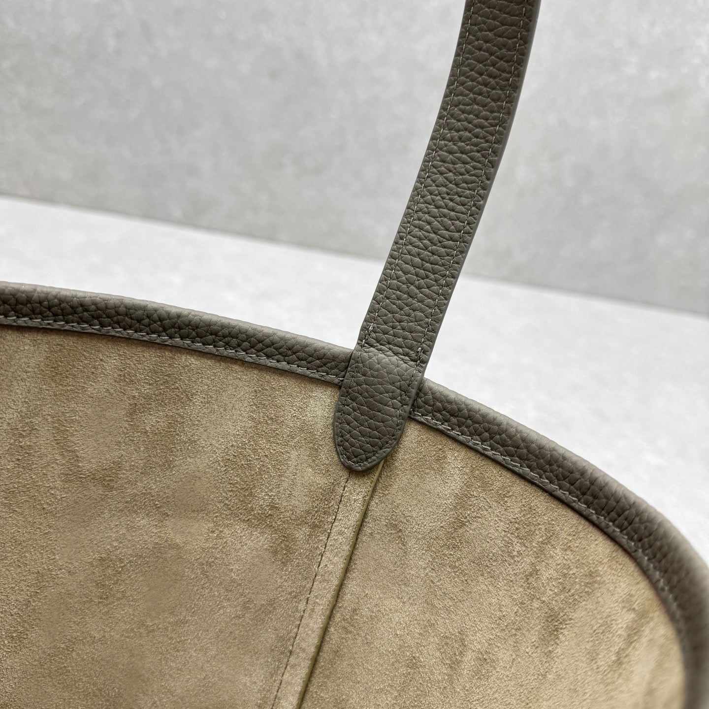 The Row 2025 N/S Park Tote Bag 30cm Gray Calfskin