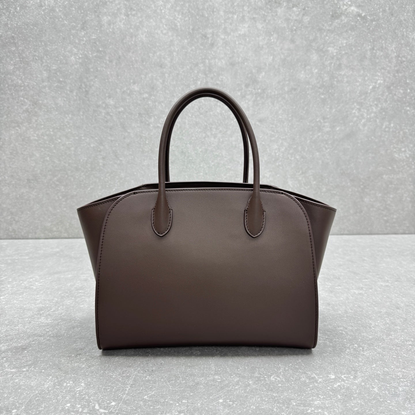 The Row 2025 Marlo  Bag Chocolate Leather