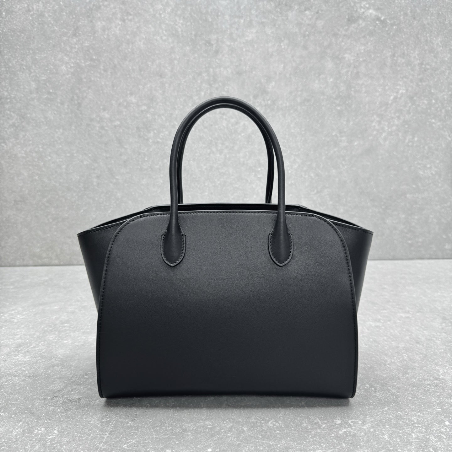 The Row 2025 Marlo Bag  Black Leather