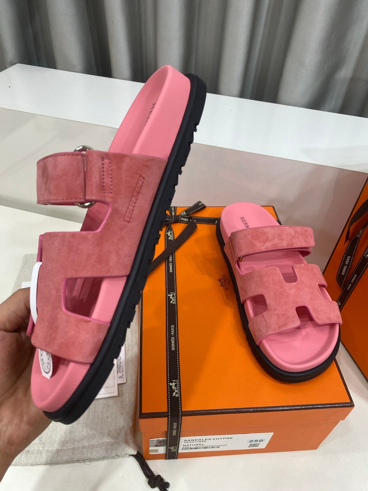 Hermes 2026 Chypre Sandal Suede 957589