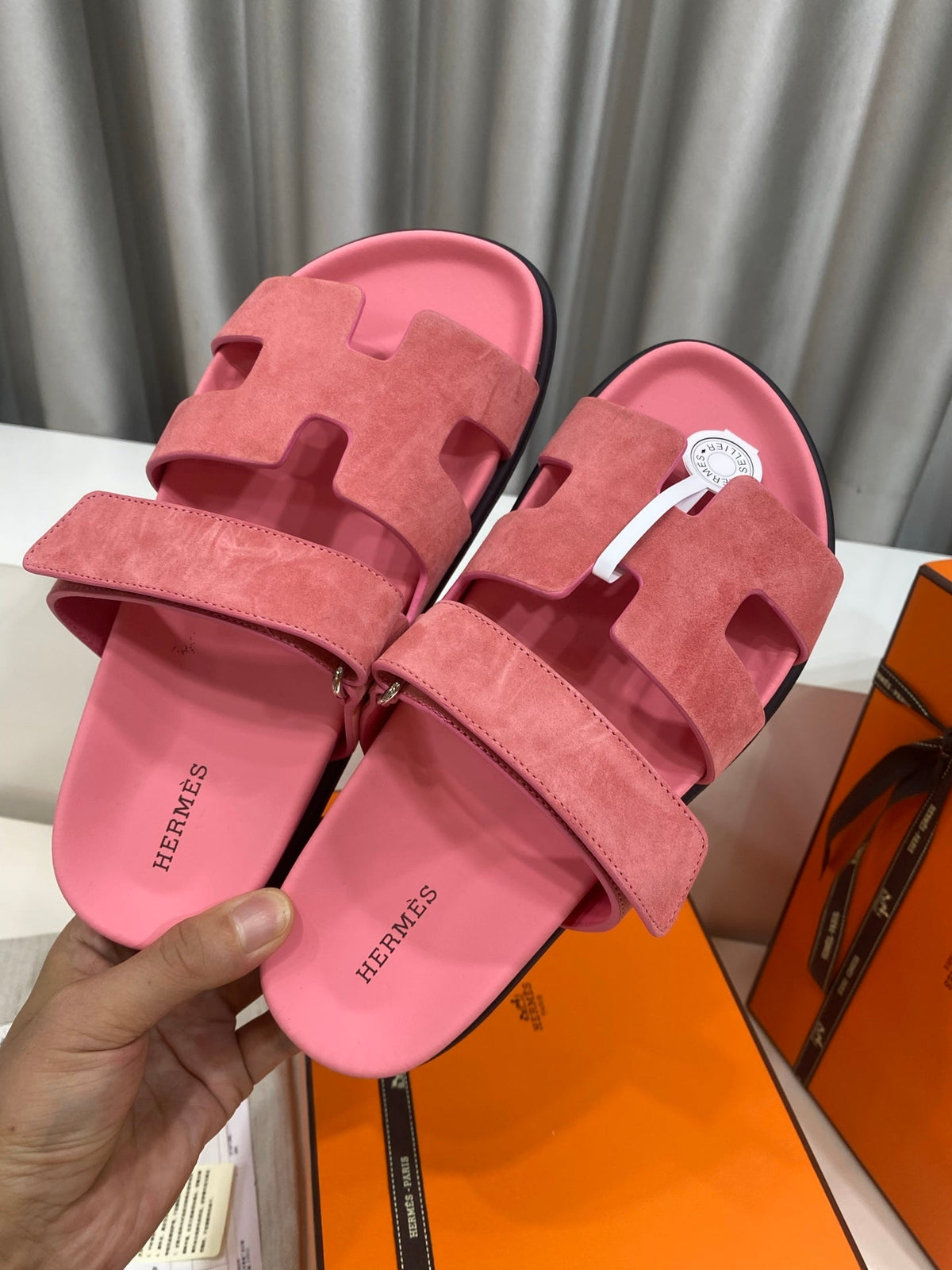 Hermes 2026 Chypre Sandal Suede 957589