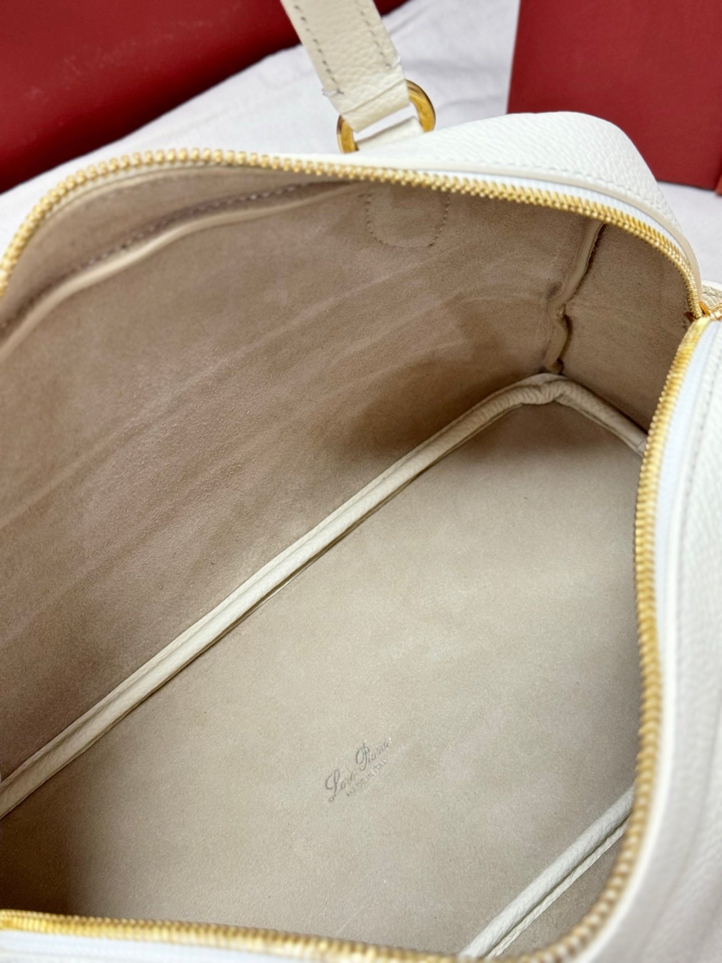 LP 2026 Needle Bag 31cm Off-white Calfskin