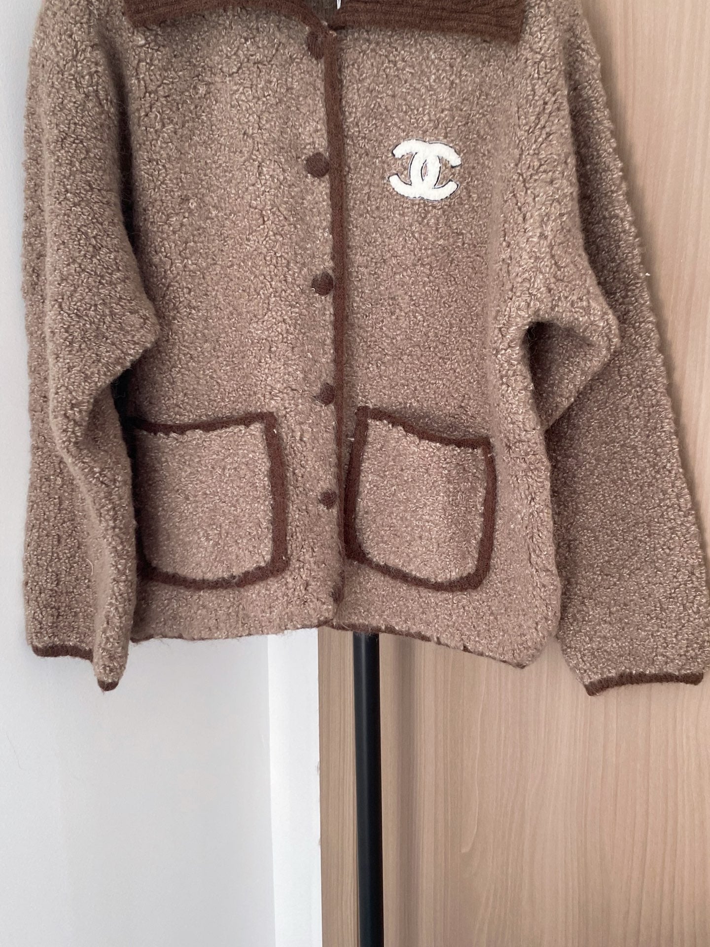 Chanel 2025 Cardigan Brown Wool