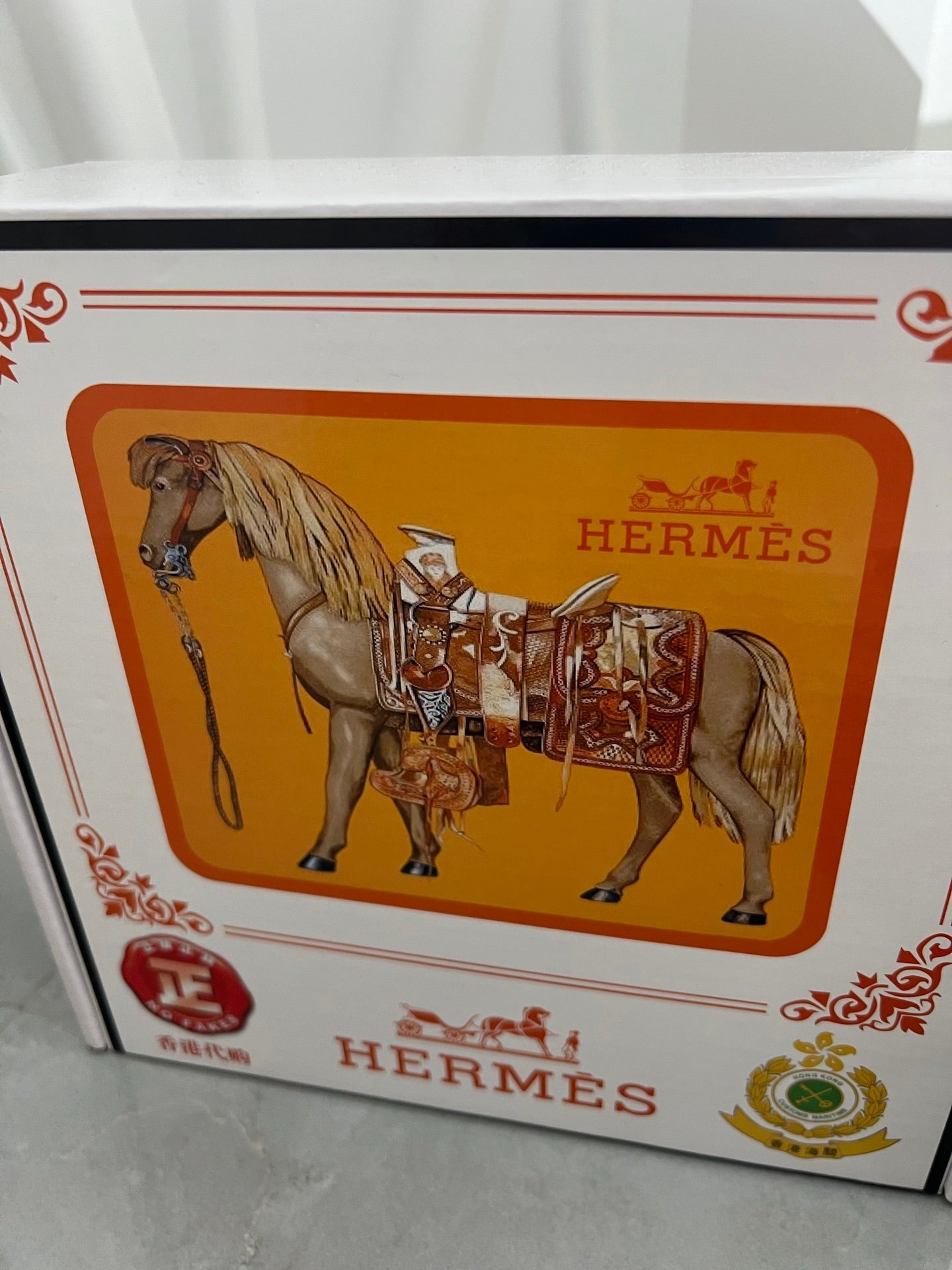 HM Constance Belt 38mm Black Cowhide Gold Buckle 619789