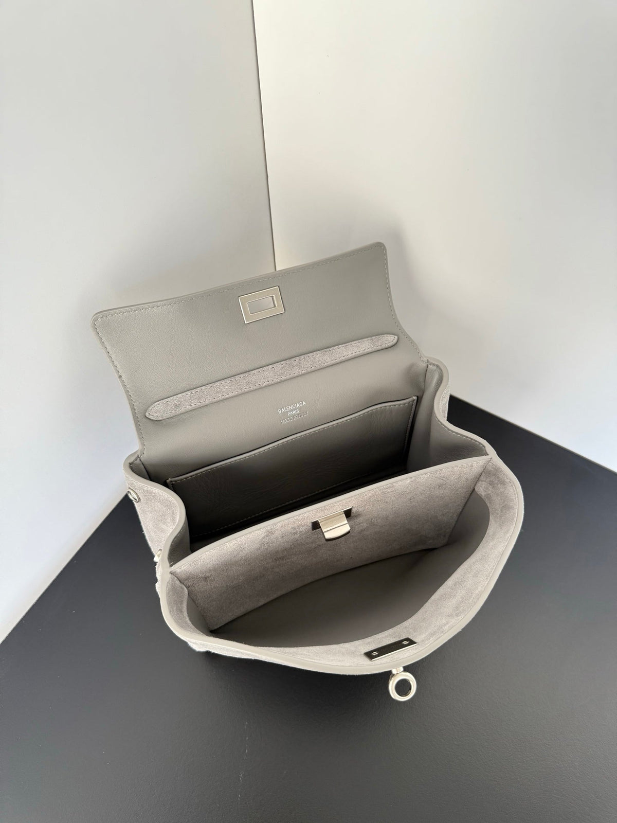 Balenciaga 2026 Rodeo Bag Silver Buckle Suede Leather