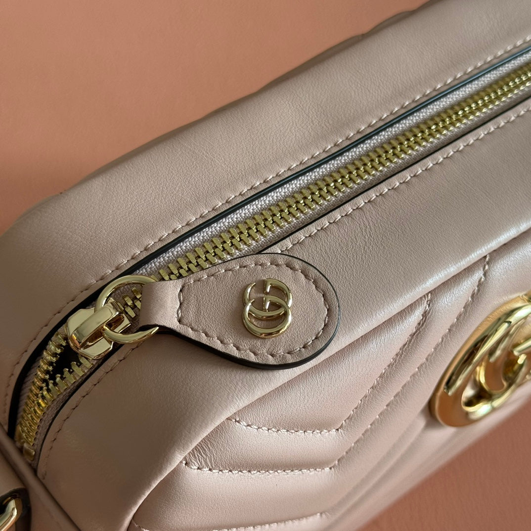 GG 2025 Mamont Bag 24cm Pink Gold Lambskin 273725