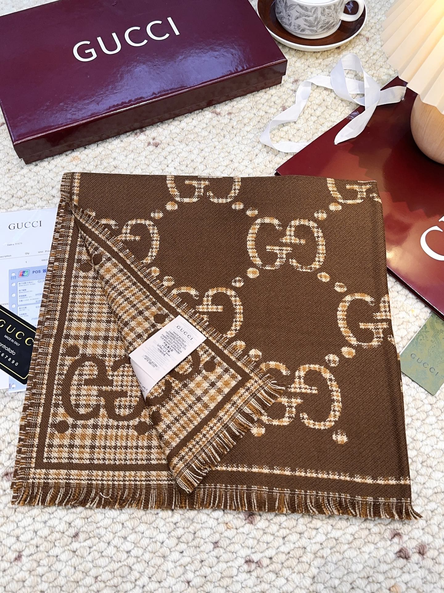 GG Classic 180CM Brown Wool 287939