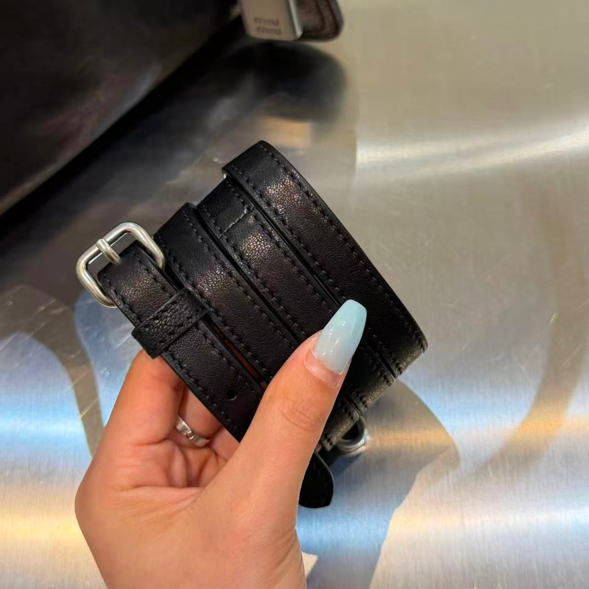 MiuMiu 2026 Vivant Bag Nappa Leather