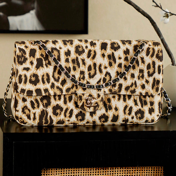 Chanel 2026 Flap Bag 33cm Leopard Calfskin 339085
