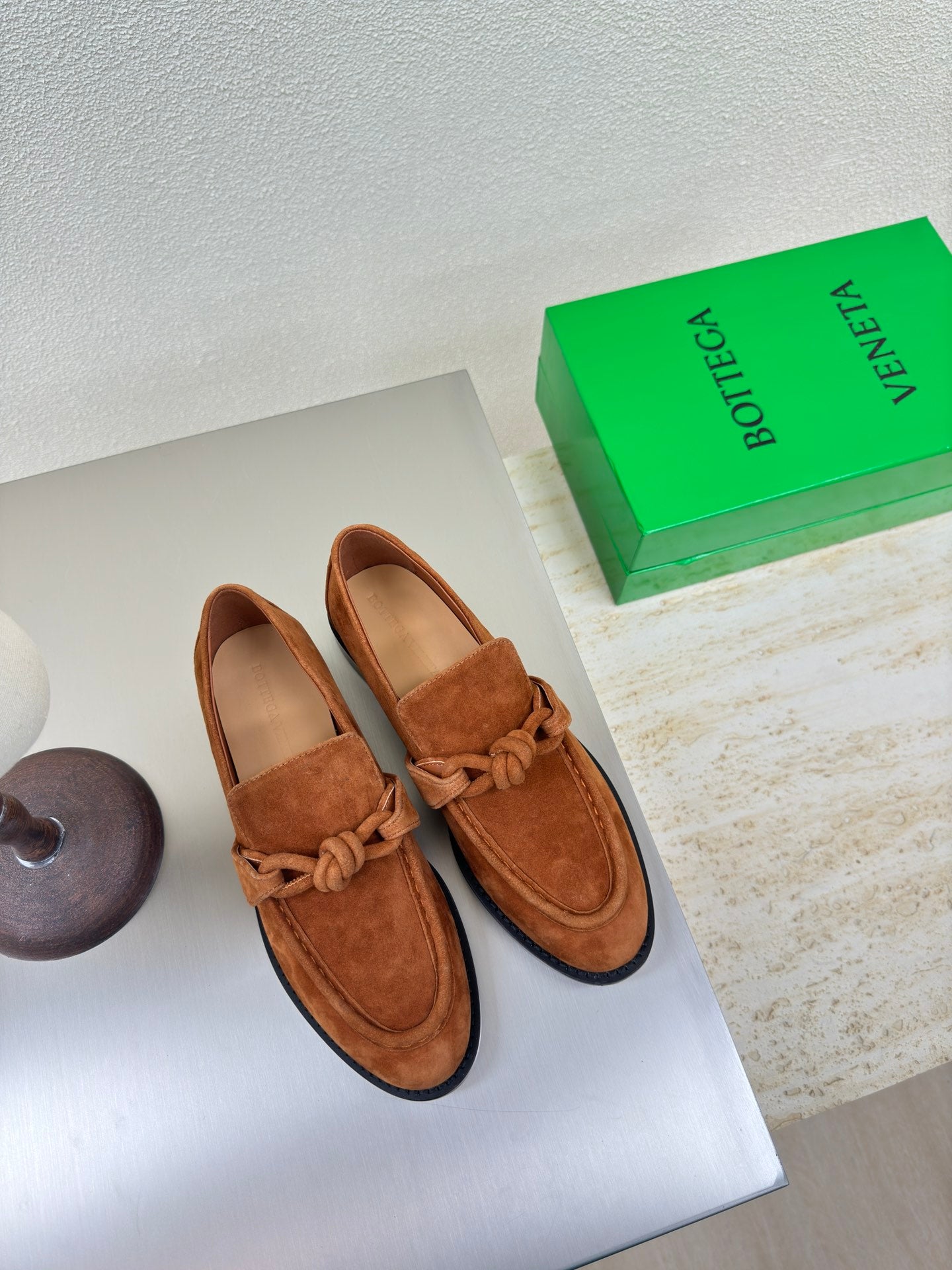 Bottega Veneta 2025 Astaire Loafer Brown Suede