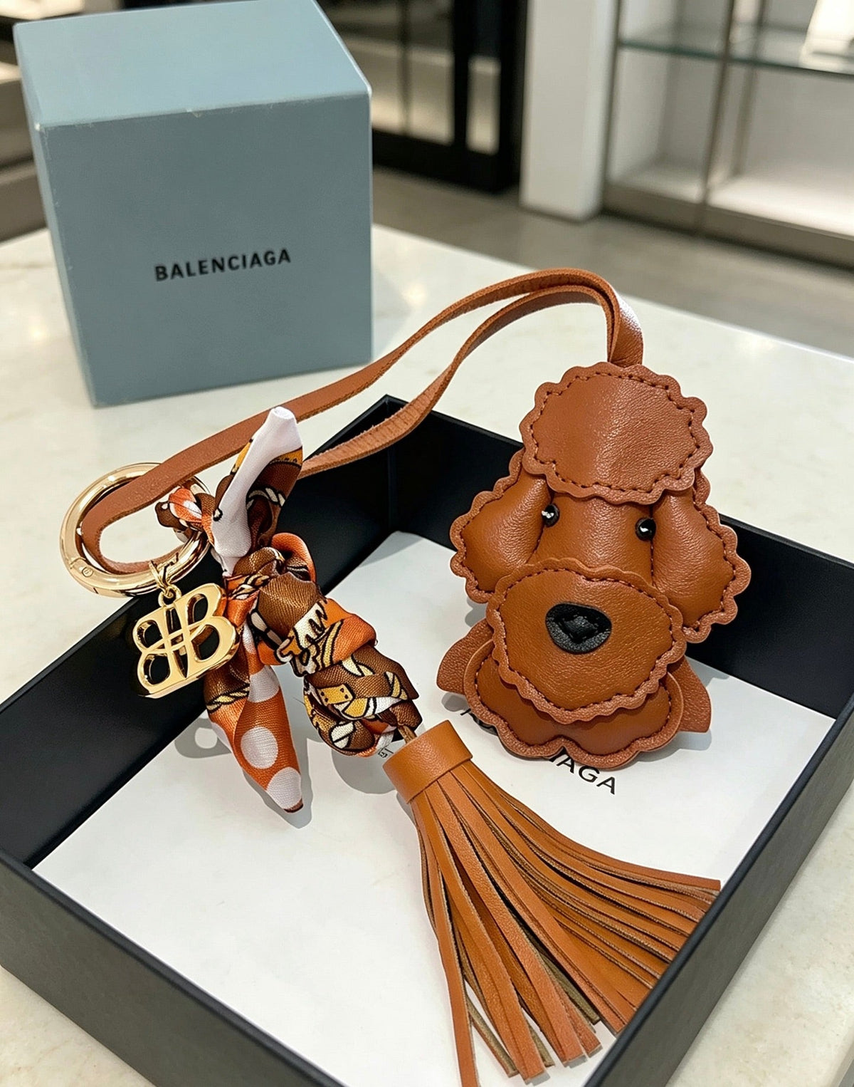 Balenciaga Brown Poodle Charm