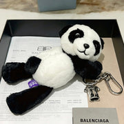 Balenciaga Black White Plush Panda Charm