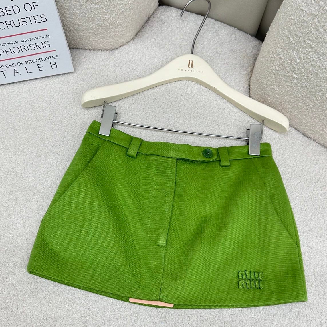 Miumiu 2026 Skirt Green Cotton