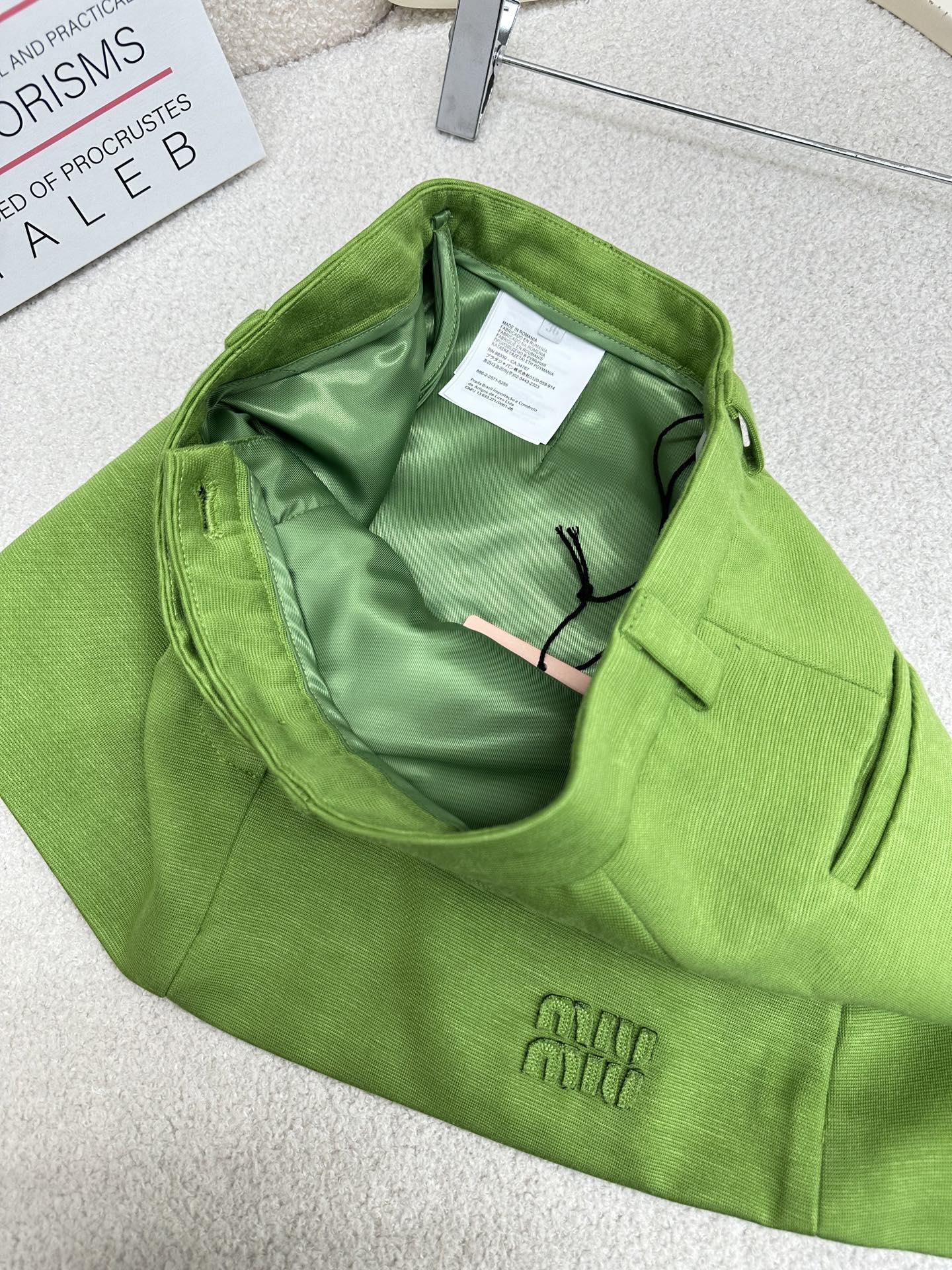 Miumiu 2026 Skirt Green Cotton