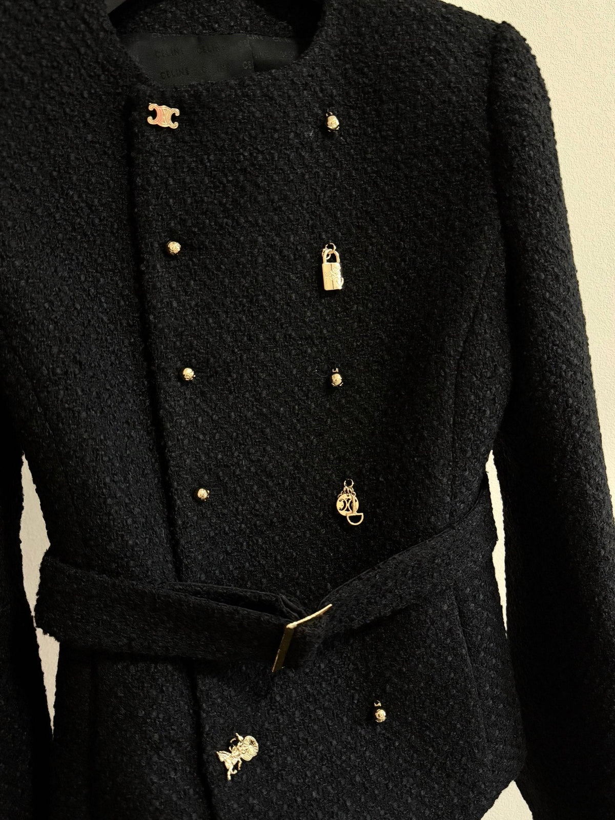Celine 2026 Jacket Black Cashmere And Wool 792233