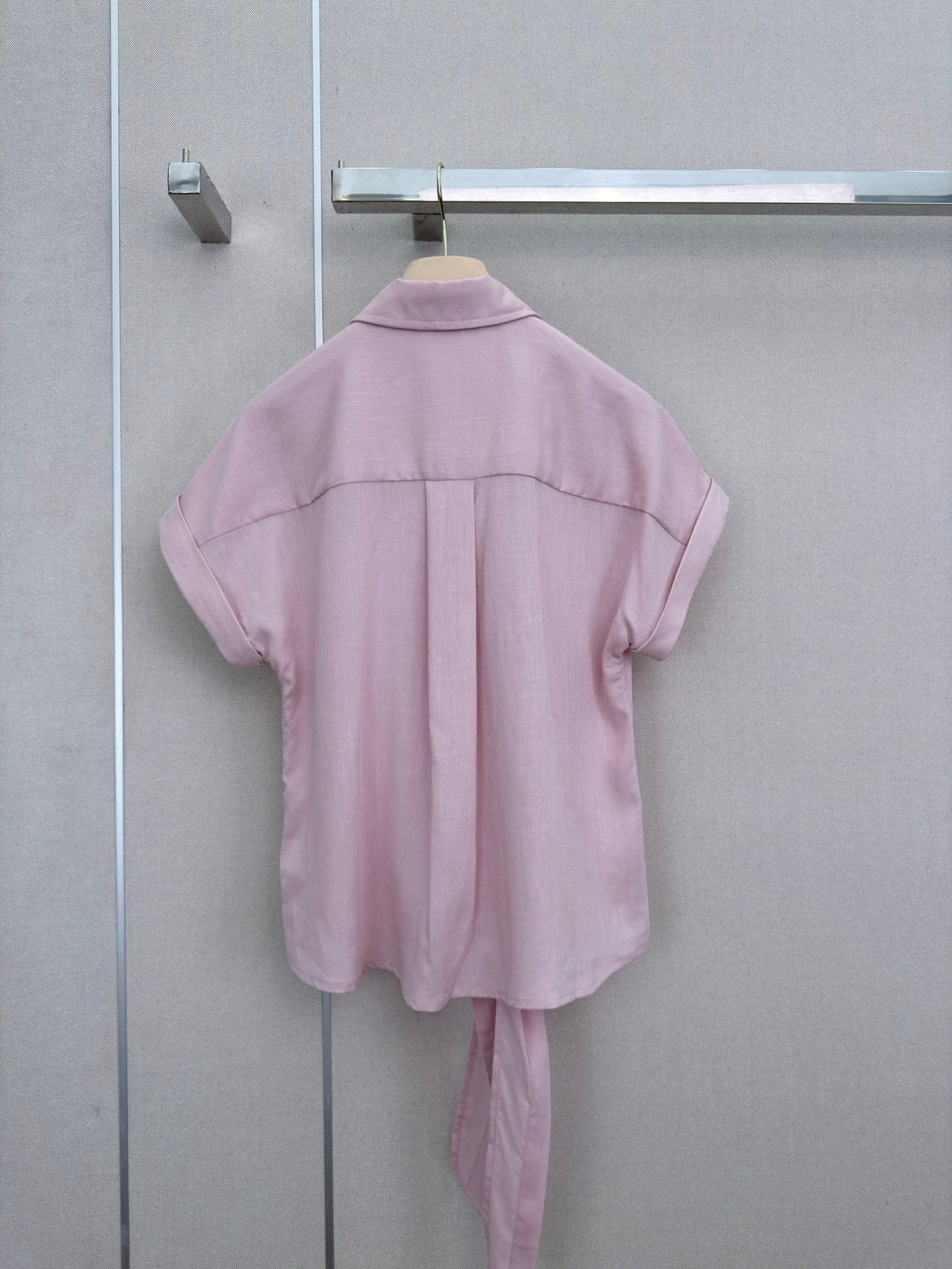 MiuMiu 2026 Short-Sleeved Shirt Tencel 636465
