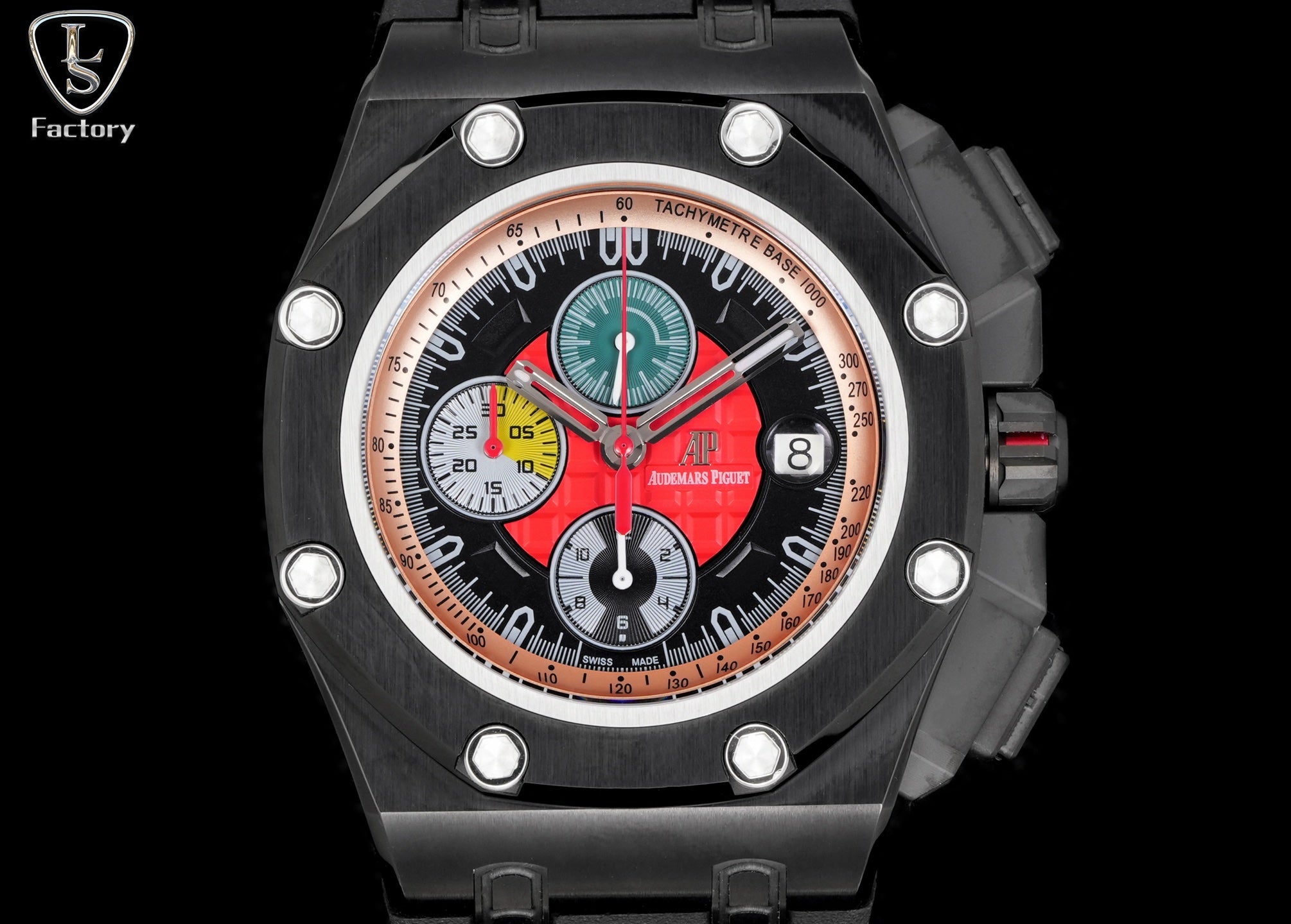 Audemars Piguet Royal Oak Offshore Chronograph 44mm Black Case Red Dial