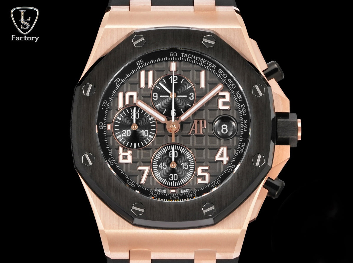 Audemars Piguet Royal Oak Offshore Chronograph 42mm Rose Gold Dark Grey Dial
