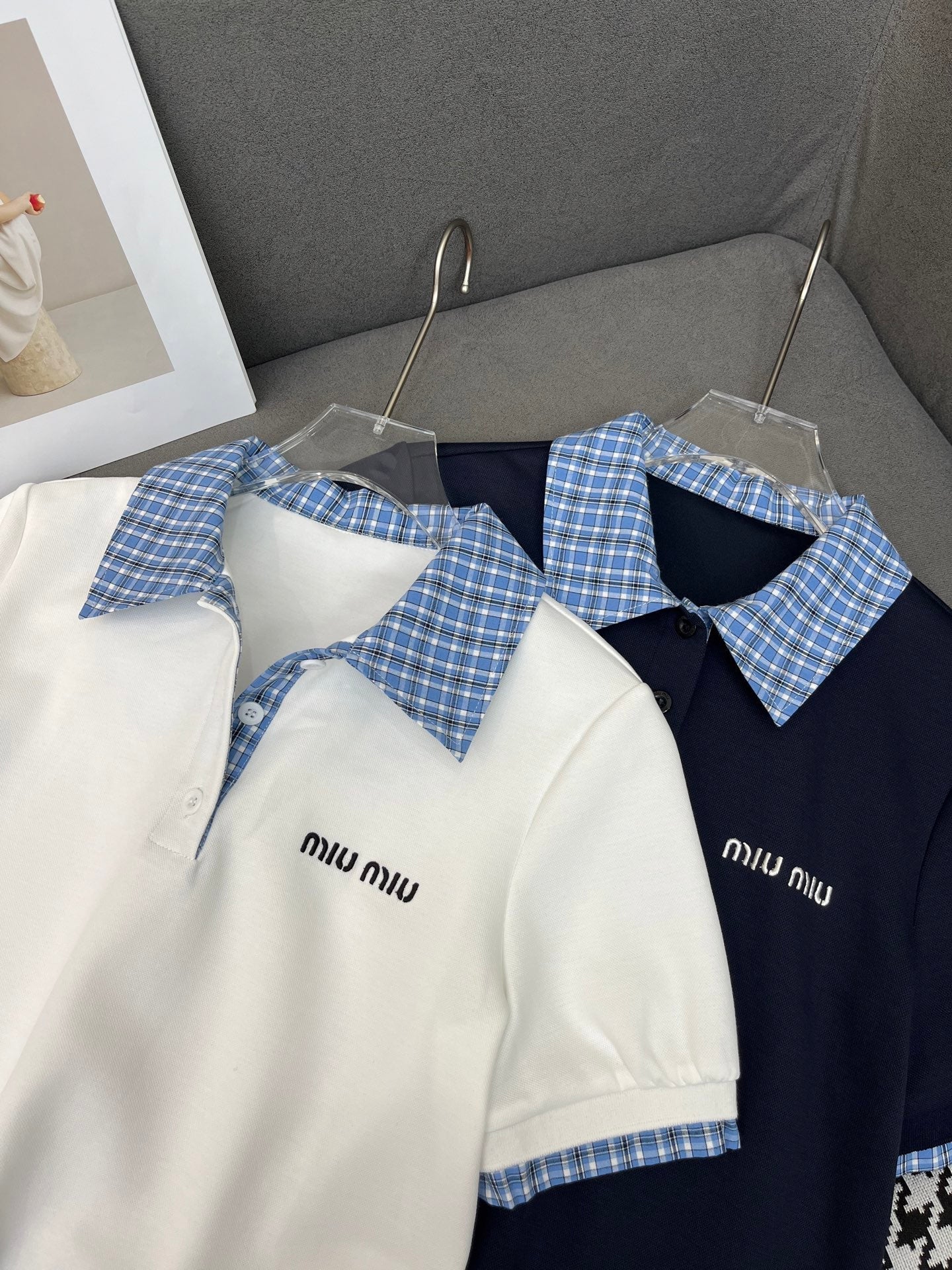Miu 25C Polo Shirt mix Miniskirt 228549