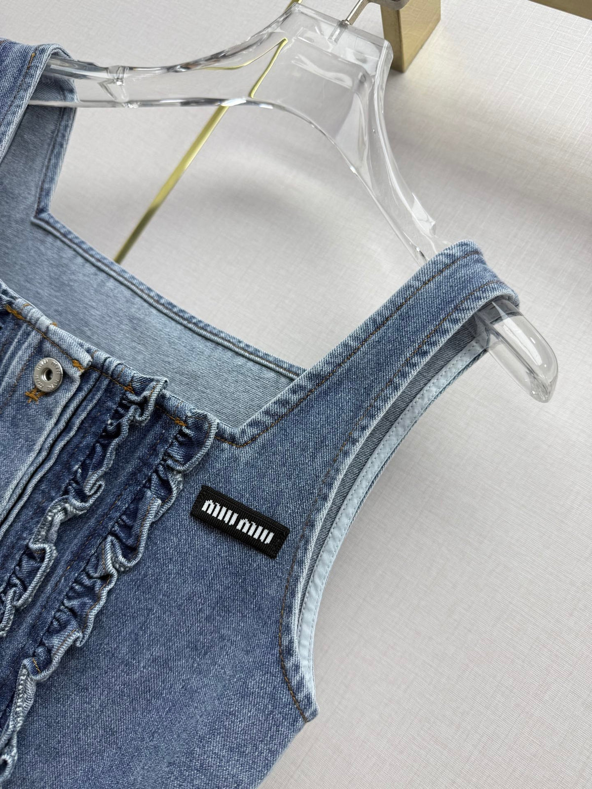 Miumiu 2026 Crop Top Demin 400230