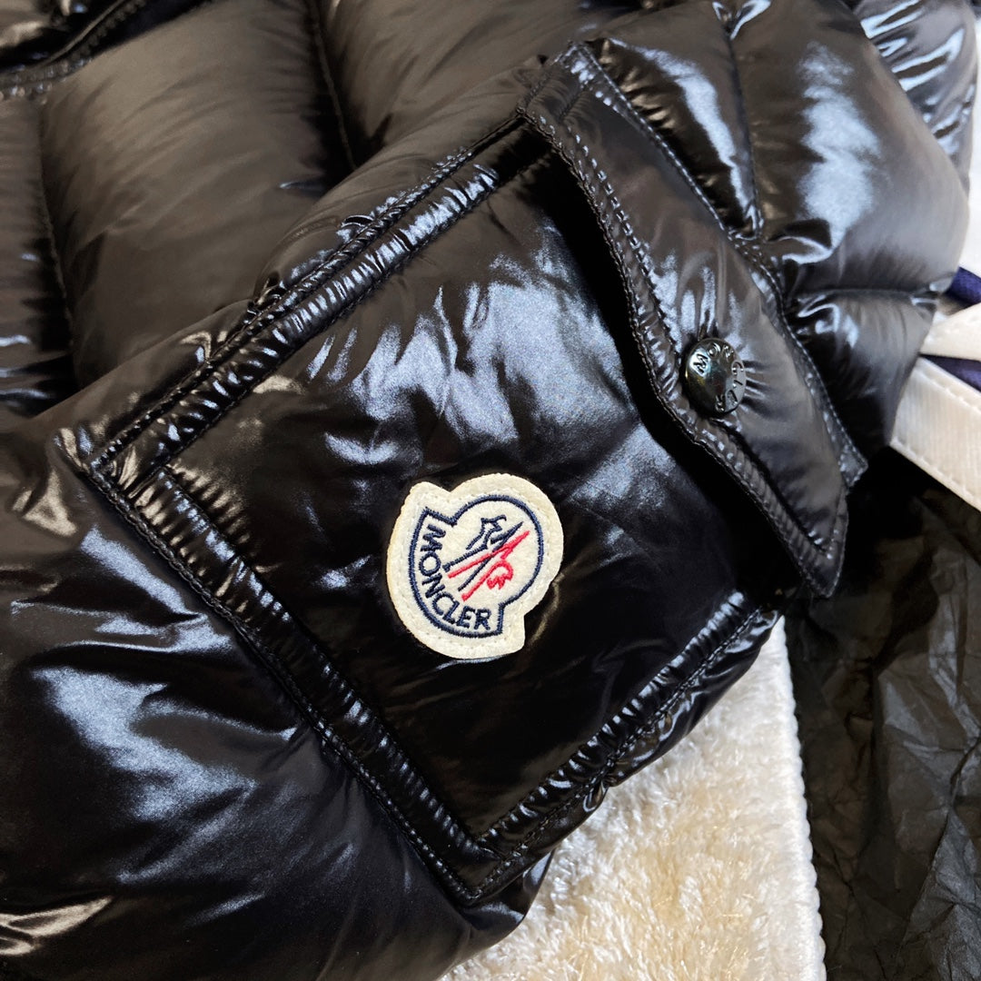 Moncler 2025 Maya Jacket Black Nylon Down