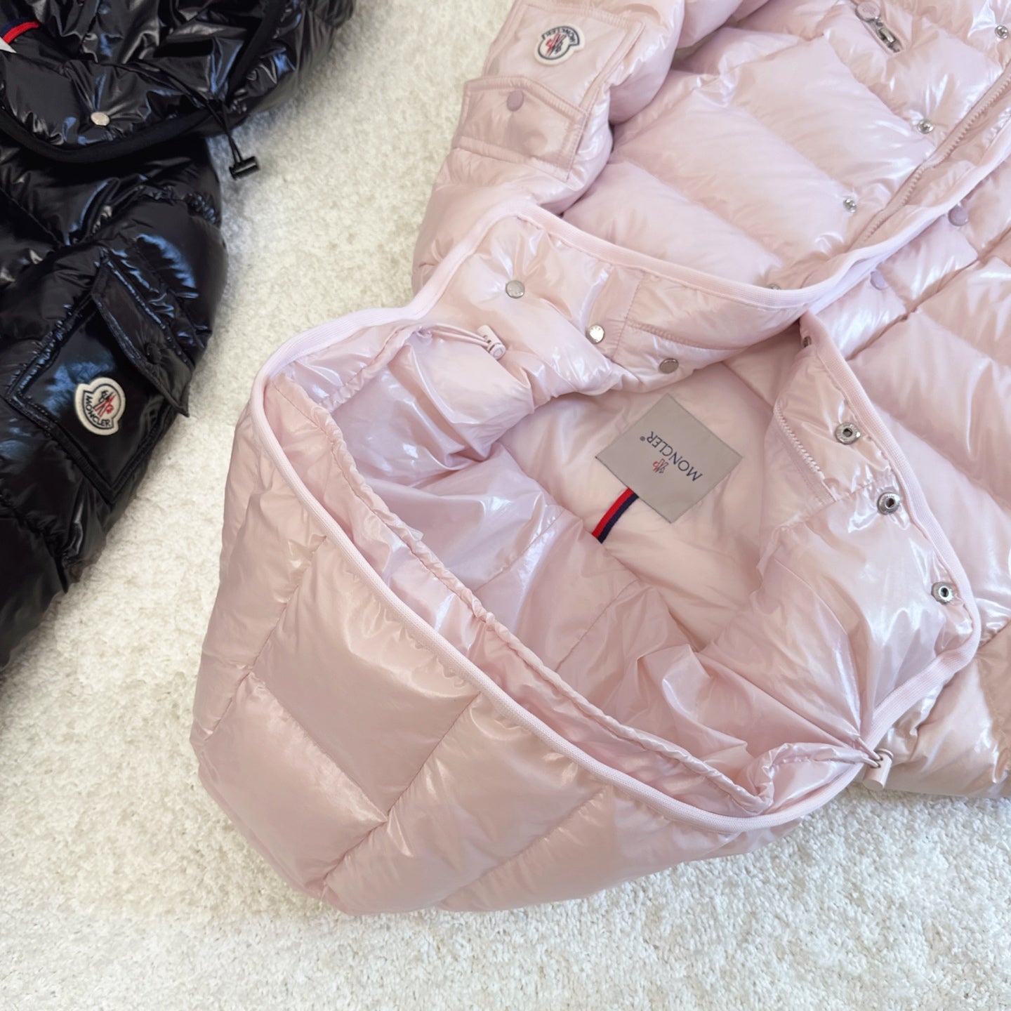 Moncler 2025 Barante Jacket Pink Polyester Down
