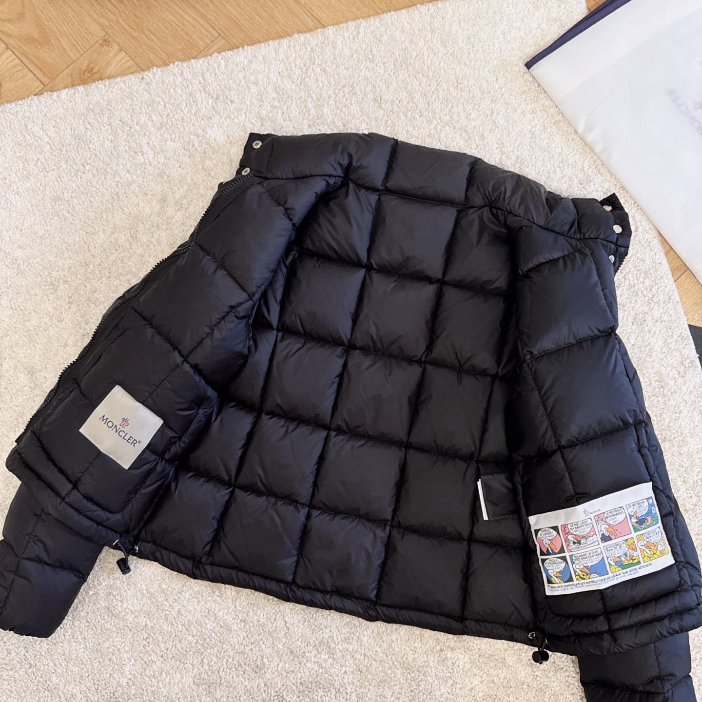 Moncler 2025 Jarcieu Jacket Black Nylon Down