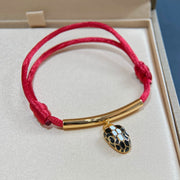 BVL RED SNAKE ROPE BRACELET