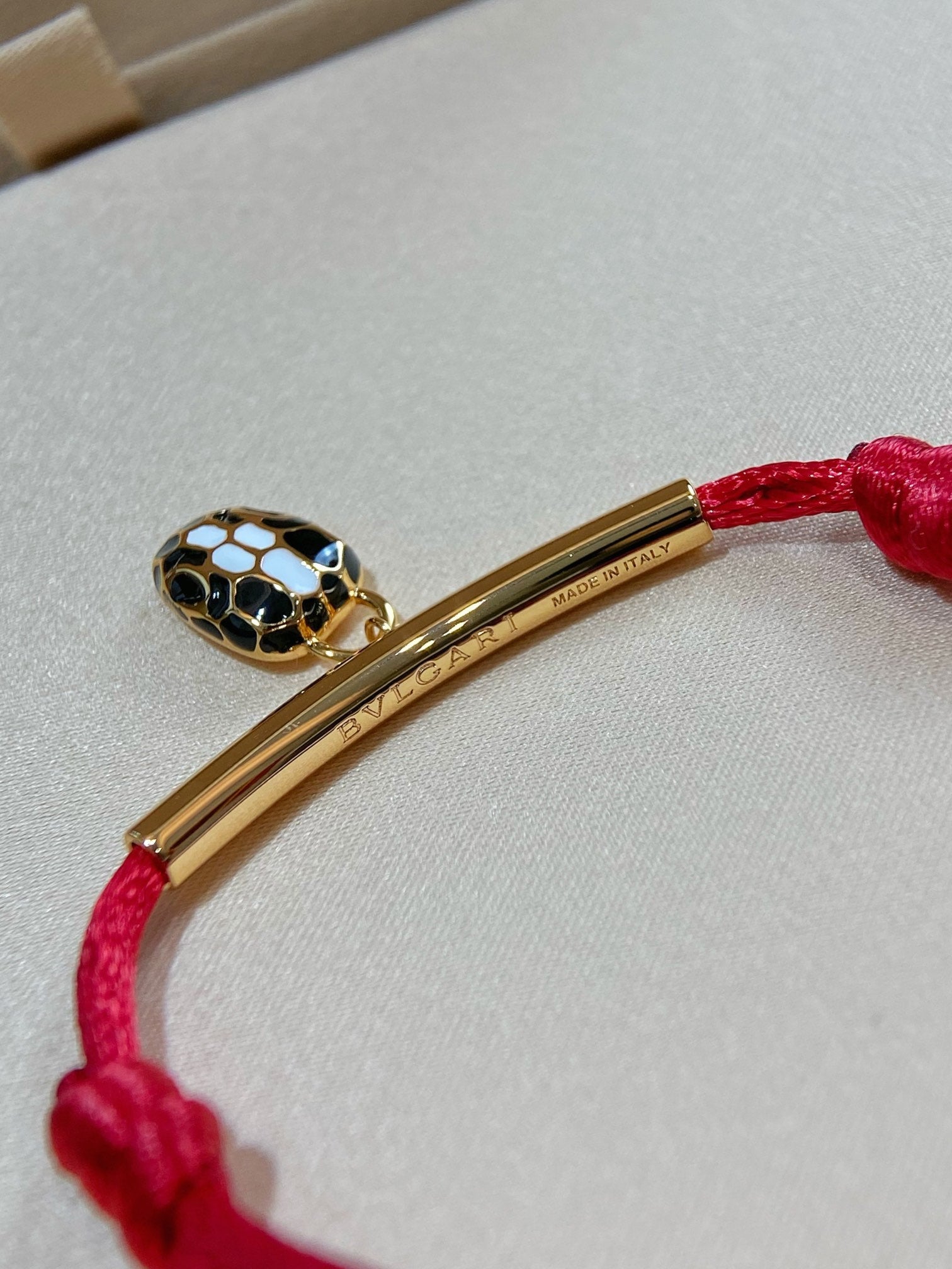 BVL RED SNAKE ROPE BRACELET