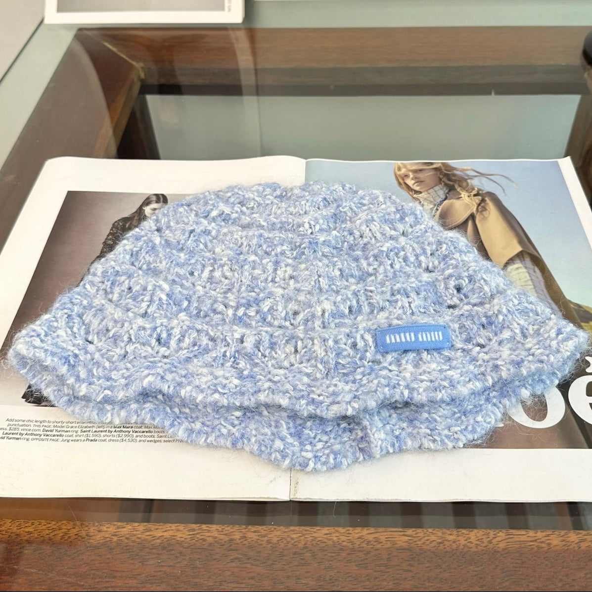 Miumiu Knitted Beanie Hat 497139
