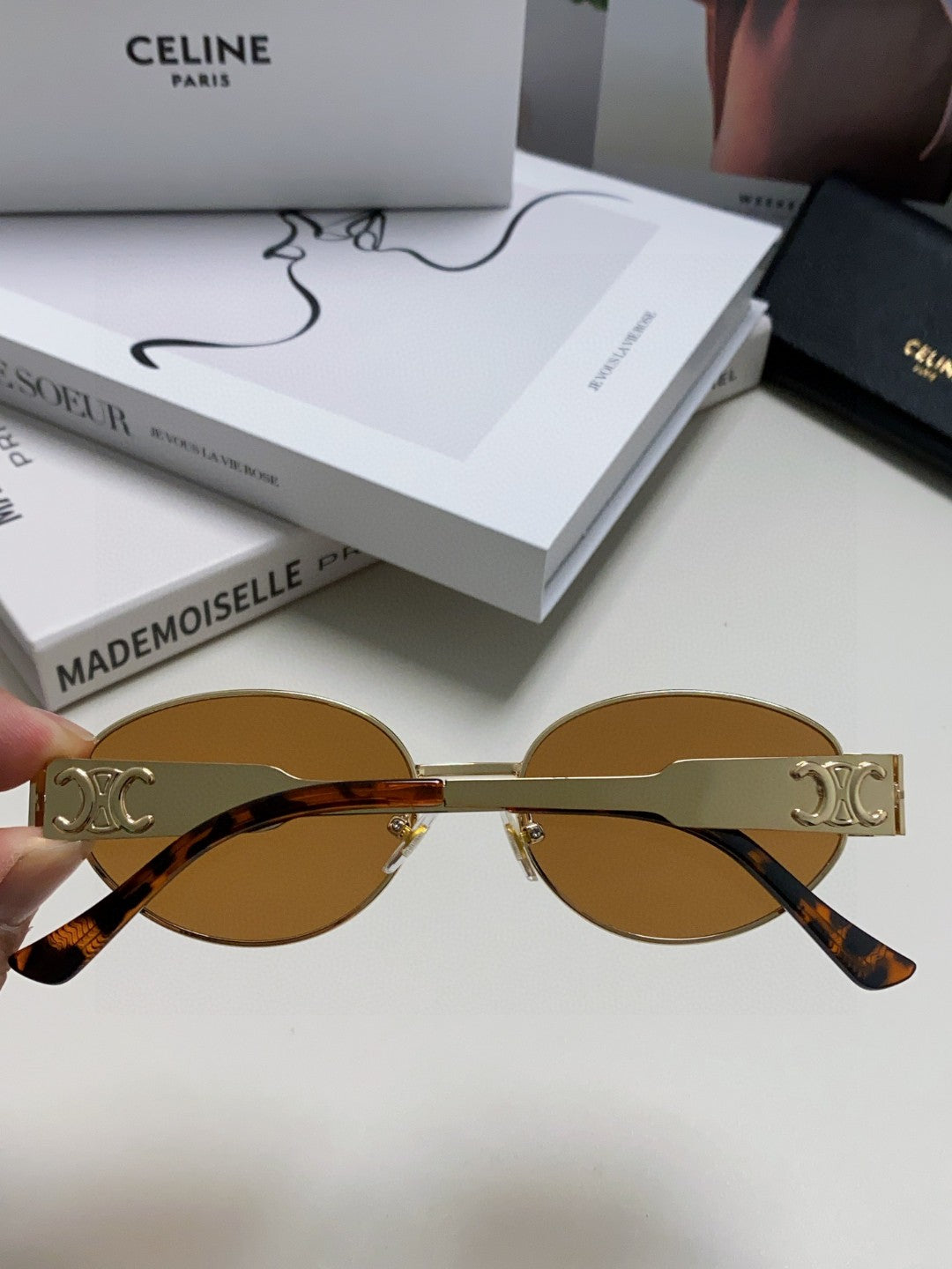 TRIOMPHE SUNGLASSES 548597 IN METAL