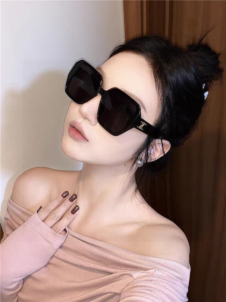 TRIOMPHE SUNGLASSES 552772 IN BLACK ACETATE