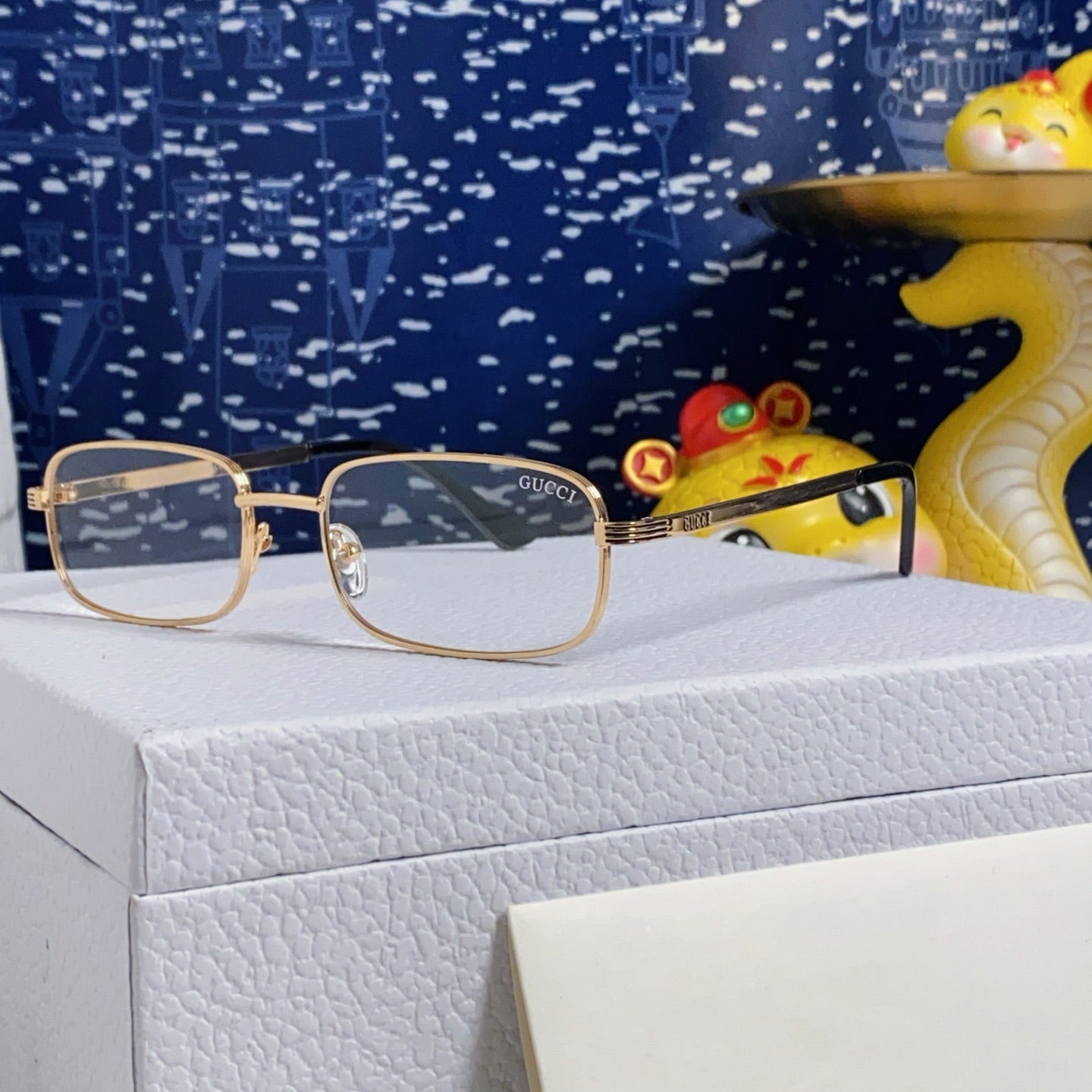 RECTANGULAR FRAME SUNGLASSES GG1457S IN METAL