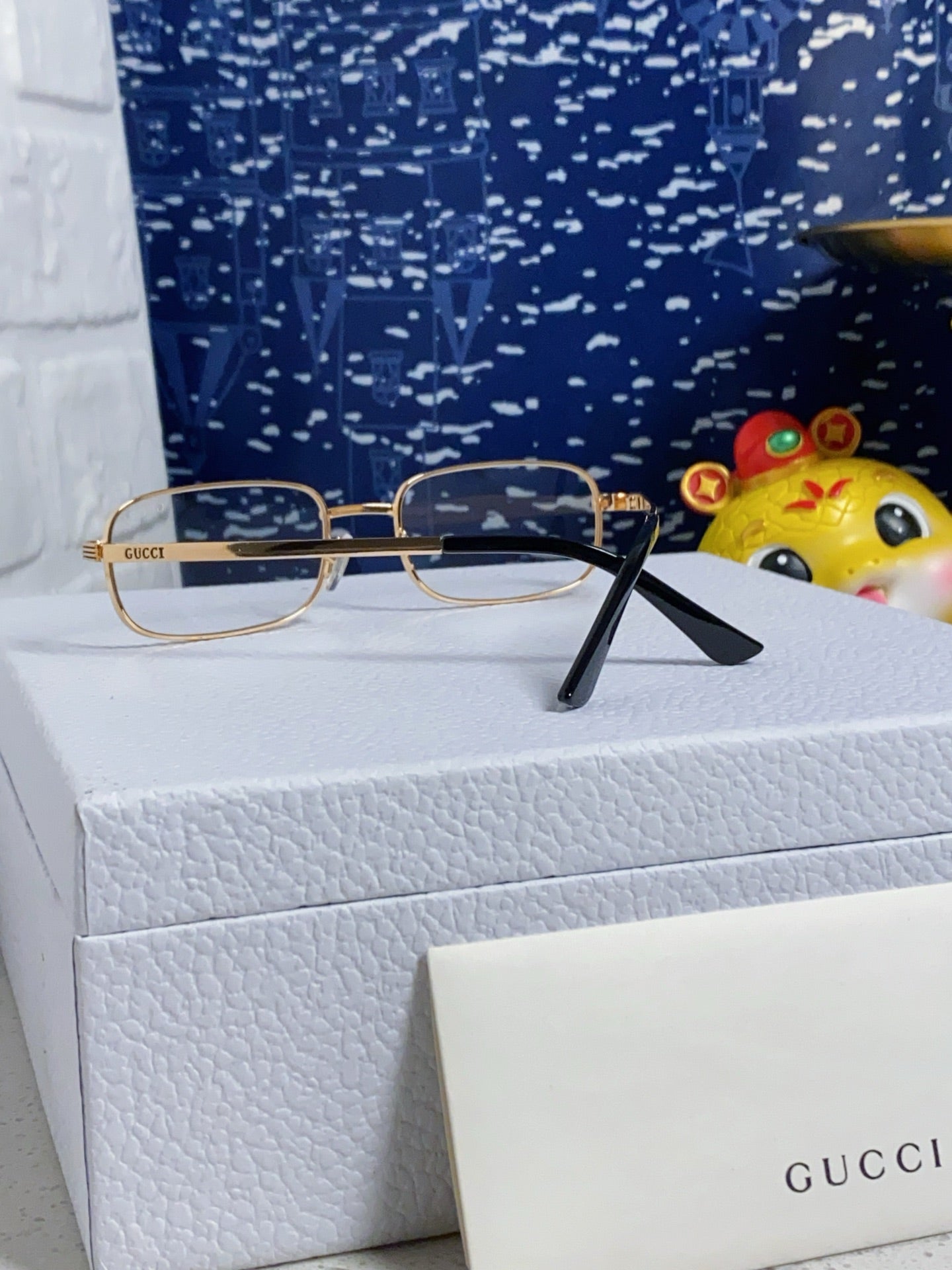 RECTANGULAR FRAME SUNGLASSES GG1457S IN METAL