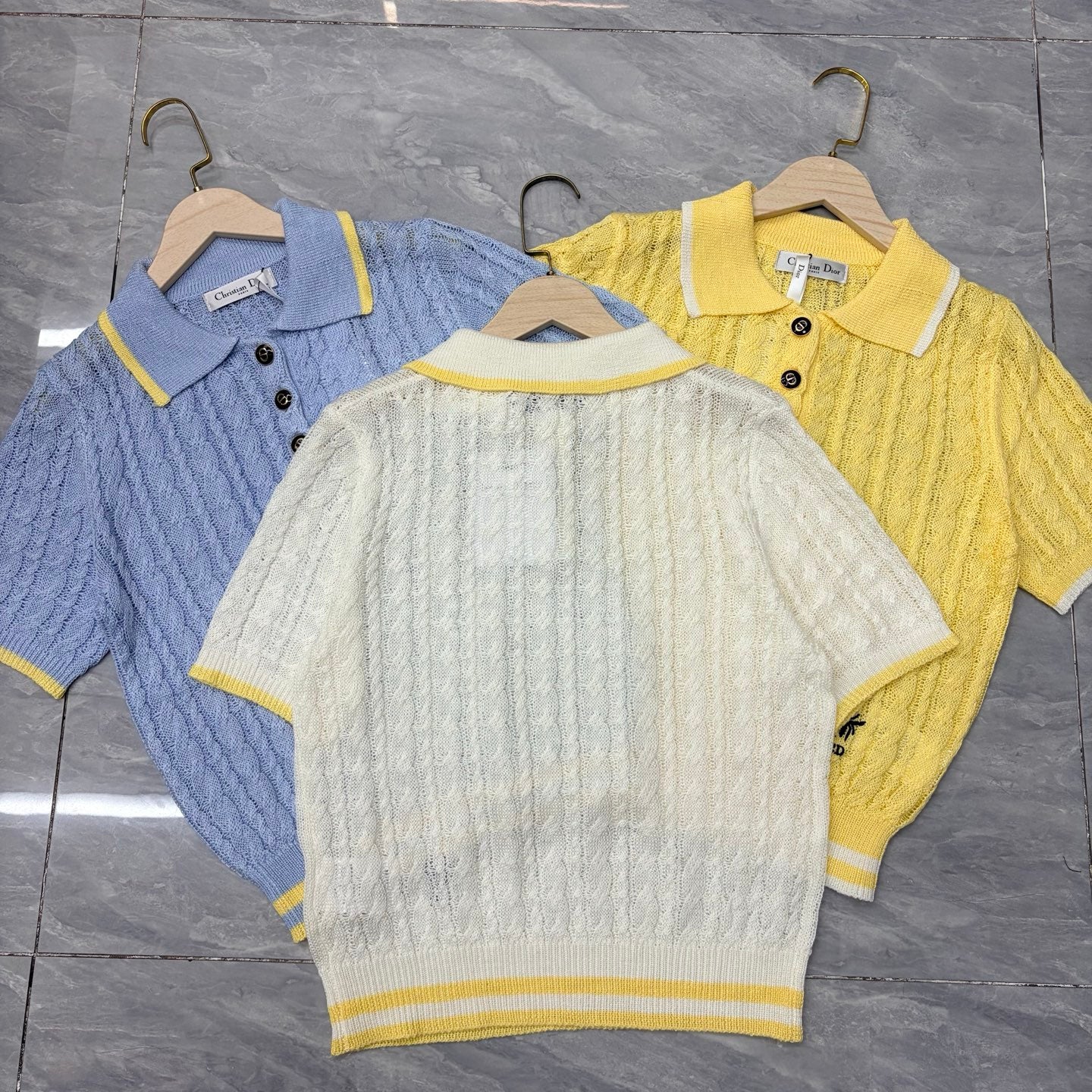 Dior 2026 Polo Collar Short-sleeved Shirt Cotton 341363