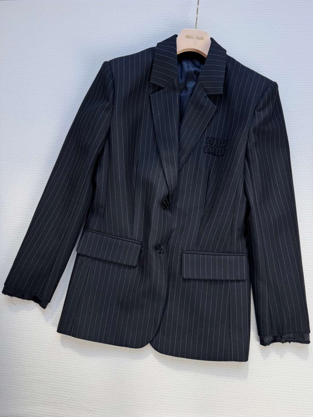 Miu Miu 25 Suit Jacket Black Wool