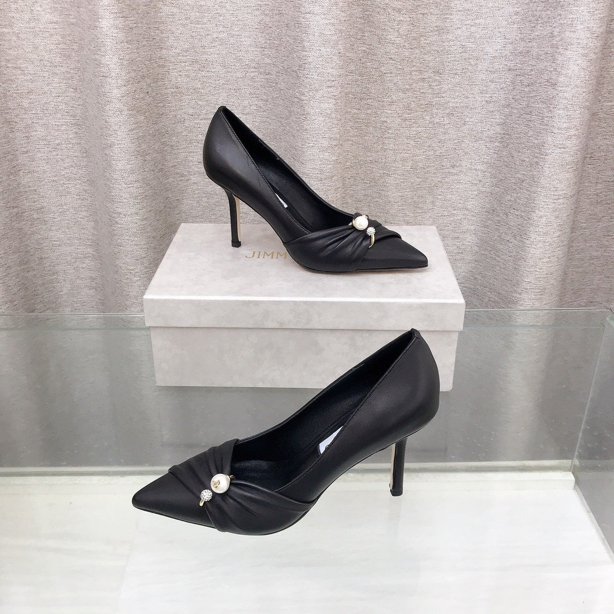 Jimmy Choo 2026 Rafi Shoe Mianyang Leather 956643