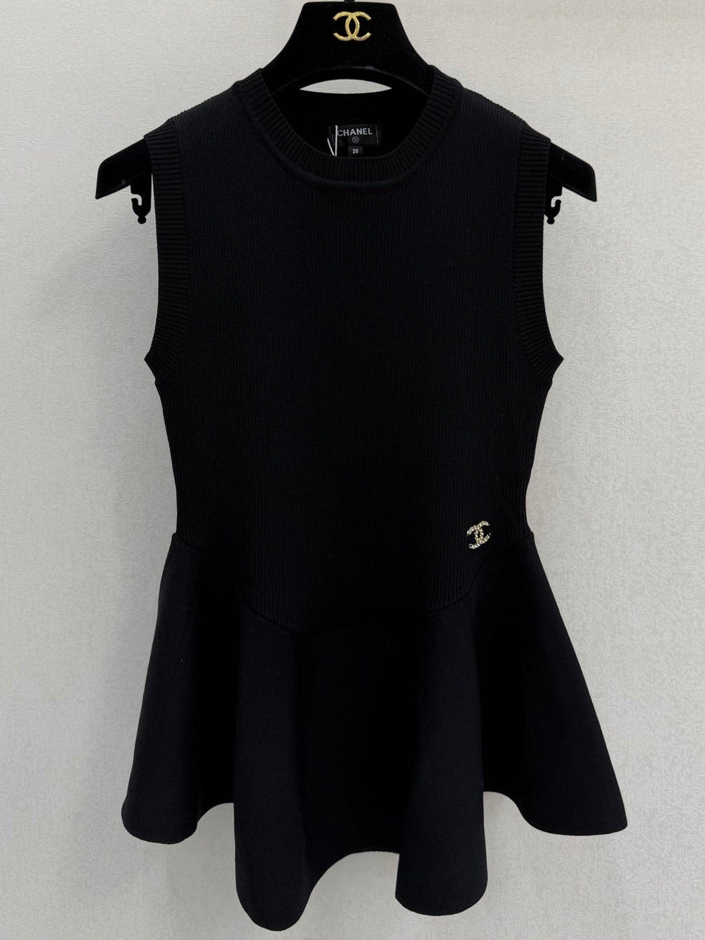 Chanel 2026 Vest Shirt Black Wool 397357