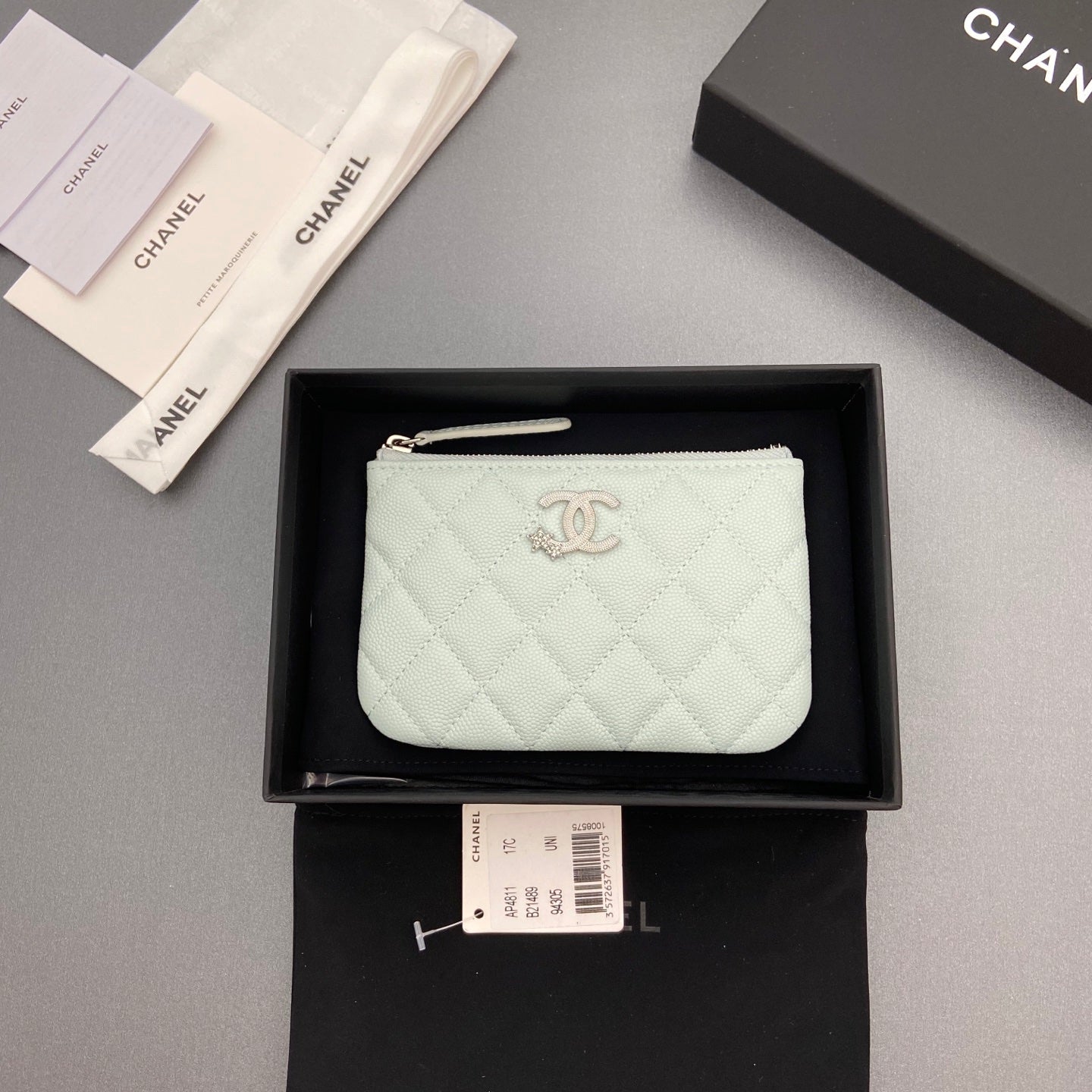 Chanel 25 Pouch 15cm Grained Calfskin 325090